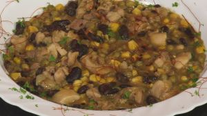 Chicken Succotash indián módra